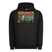 Pigment Black merry christmas farm truck Urban Hoodie - Jasminsmagicworld