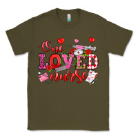 Army Green one loved nurse valentine's day Classic Tee - OliviaCreatesArt