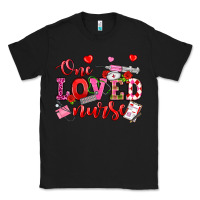 Black one loved nurse valentine's day Classic Tee - OliviaCreatesArt