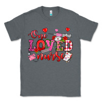 Charcoal Heather one loved nurse valentine's day Classic Tee - OliviaCreatesArt