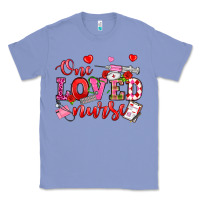 Colony Blue one loved nurse valentine's day Classic Tee - OliviaCreatesArt