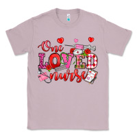Lilac one loved nurse valentine's day Classic Tee - OliviaCreatesArt