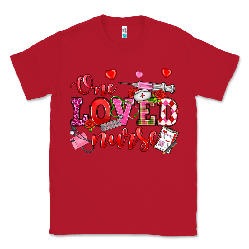 One Loved Nurse Valentine's Day Classic Tee by OliviaCreatesArt | Teevron