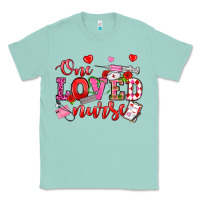 Seafoam one loved nurse valentine's day Classic Tee - OliviaCreatesArt