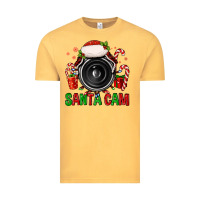Vintage Mustard santa cam Vintage Tee - FaDigitalArtStudio