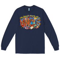 Navy my favorite players call me uncle basketball Long Sleeve Tee - CowhideDigitalArt