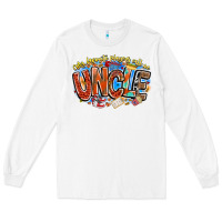 White my favorite players call me uncle basketball Long Sleeve Tee - CowhideDigitalArt