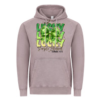 Vintage Zinc Not Lucky Simply Blessed Vintage Hoodie - CowhideDigitalArt