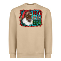 Mushroom african american santa ho ho ho Heavyweight Sweatshirt - RanaPortraitStore