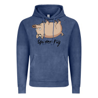 Vintage Denim Spider Pig Vintage Hoodie - DesigneFamous