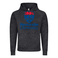Vintage Black Newcastle College Vintage Hoodie - DesigneFamous