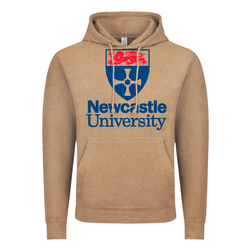 Newcastle College Vintage Hoodie by DesigneFamous | Teevron