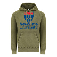 Vintage Olive Newcastle College Vintage Hoodie - DesigneFamous
