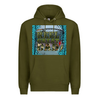 Army Green reel great dad Premium Hoodie - Artiststas