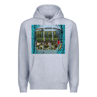 Heather Grey reel great dad Premium Hoodie - Artiststas