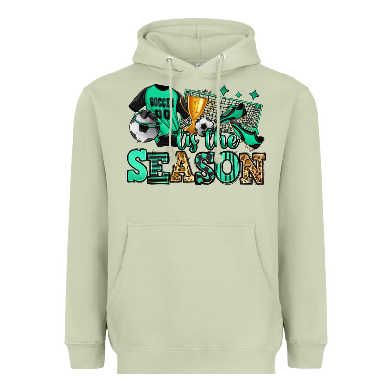 Tis The Season Soccer Heavyweight Hoodie by Jasminsmagicworld | Teevron