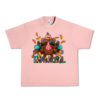 Salmon Thankful Urban Heavy Tee - BundleAndBundleShop