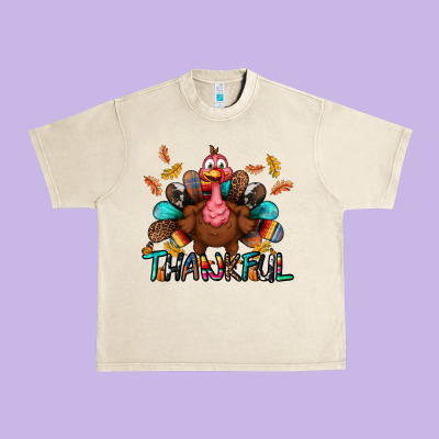 Thankful Urban Heavy Tee Designed By Bundleandbundleshop