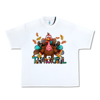 White Thankful Urban Heavy Tee - BundleAndBundleShop