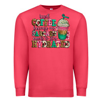 Cardinal iced coffee because my sarcasm needs to stay hydra Premium Sweatshirt - Jasminsmagicworld