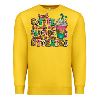 Lemon iced coffee because my sarcasm needs to stay hydra Premium Sweatshirt - Jasminsmagicworld