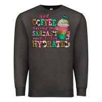 Smoke iced coffee because my sarcasm needs to stay hydra Premium Sweatshirt - Jasminsmagicworld