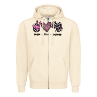 Sandshell peace love racing Zipper Hoodie - JahusDesignShop