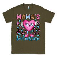 Army Green mama's valentine olivia Classic Tee - OliviaCreatesArt