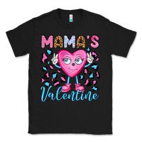 Black mama's valentine olivia Classic Tee - OliviaCreatesArt