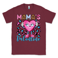 Burgundy mama's valentine olivia Classic Tee - OliviaCreatesArt