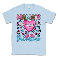 Dusty Blue mama's valentine olivia Classic Tee - OliviaCreatesArt