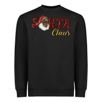 Black african american santa claus Heavyweight Sweatshirt - RanaPortraitStore