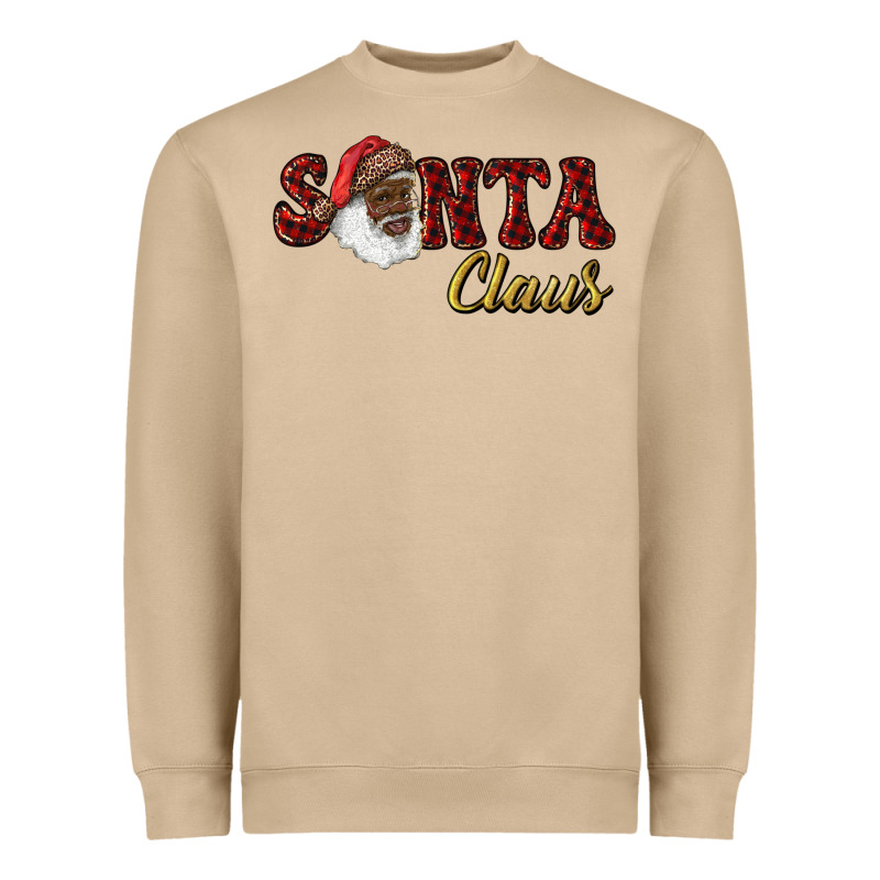 African American Santa Claus Heavyweight Sweatshirt by RanaPortraitStore | Teevron