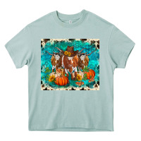 Arona fall longhorn cows Heavy Core Tee - RanaPortraitStore