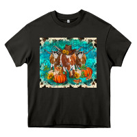 Asphalt fall longhorn cows Heavy Core Tee - RanaPortraitStore