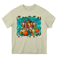 Mossy fall longhorn cows Heavy Core Tee - RanaPortraitStore