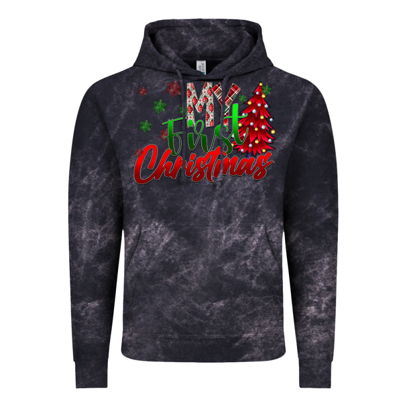 My First Christmas Vintage Hoodie by CowhideDigitalArt | Teevron
