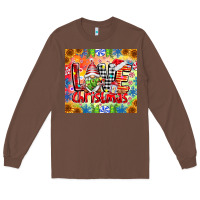 Chestnut Love Christmas gnome Long Sleeve Tee - CowhideDigitalArt