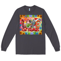 Smoke Love Christmas gnome Long Sleeve Tee - CowhideDigitalArt