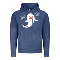 Vintage Denim genshin impact hu tao  spirit ghost art lightweight Vintage Hoodie - DesigneFamous