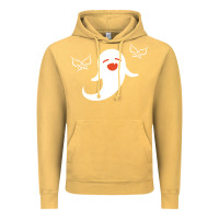 Vintage Mustard genshin impact hu tao  spirit ghost art lightweight Vintage Hoodie - DesigneFamous