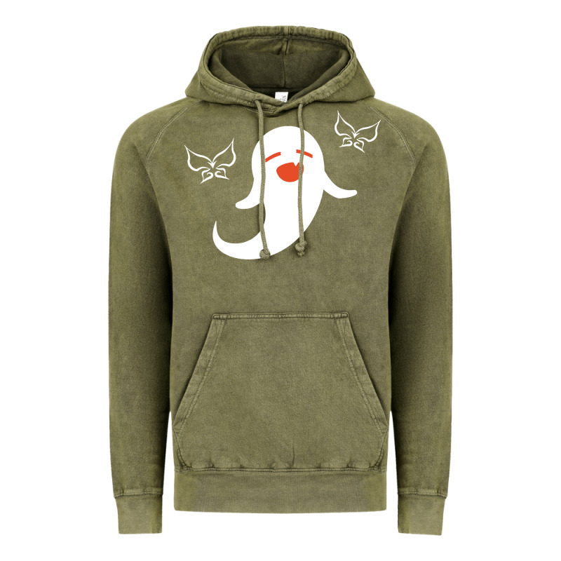 Genshin Impact Hu Tao  Spirit Ghost Art Lightweight Vintage Hoodie by DesigneFamous | Teevron