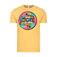 Vintage Mustard teacher vibe earrings Vintage Tee - BundleAndBundleShop
