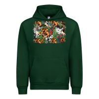 Foreset Green western rodeo background Urban Hoodie - Jasminsmagicworld