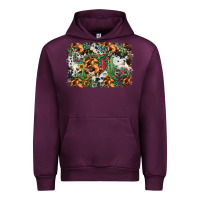 Mauve Wine western rodeo background Urban Hoodie - Jasminsmagicworld