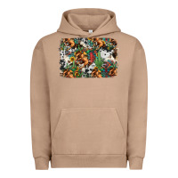 Pigment Burro western rodeo background Urban Hoodie - Jasminsmagicworld