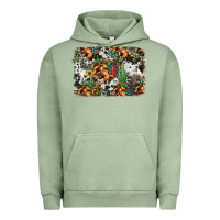 Pigment Oil Green western rodeo background Urban Hoodie - Jasminsmagicworld