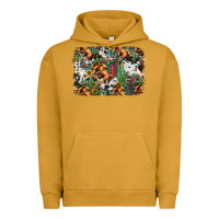 Pigment Peanut Butter western rodeo background Urban Hoodie - Jasminsmagicworld