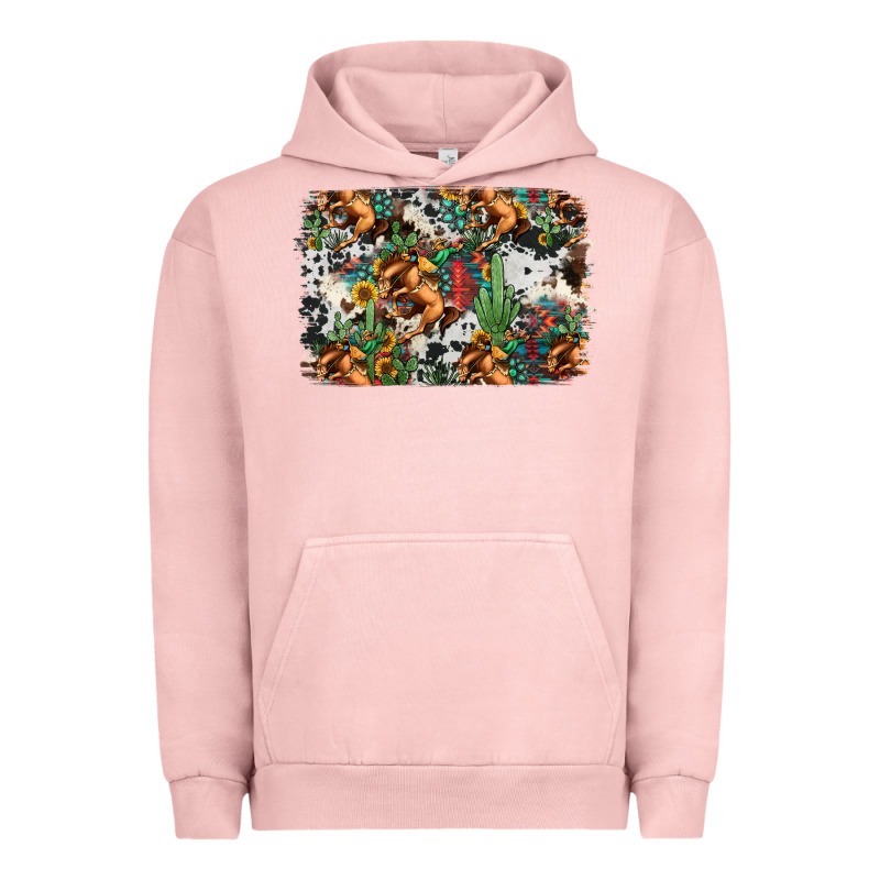 Western Rodeo Background Urban Hoodie by Jasminsmagicworld | Teevron