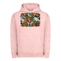 Pigment Salmon western rodeo background Urban Hoodie - Jasminsmagicworld